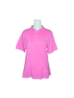 Vintage Masters Collection Golf Polo L Pima Cotton Embroidered Logo Performance